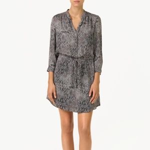 Aritzia T Babaton Silk Snake Bennett Dress EUC S